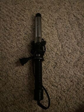 Silver and Black Curling Wand - Women Hair Styling